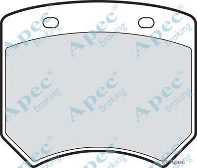 APEC BRAKING pad20 -  Комплект тормозных колодок, дисковый тормоз